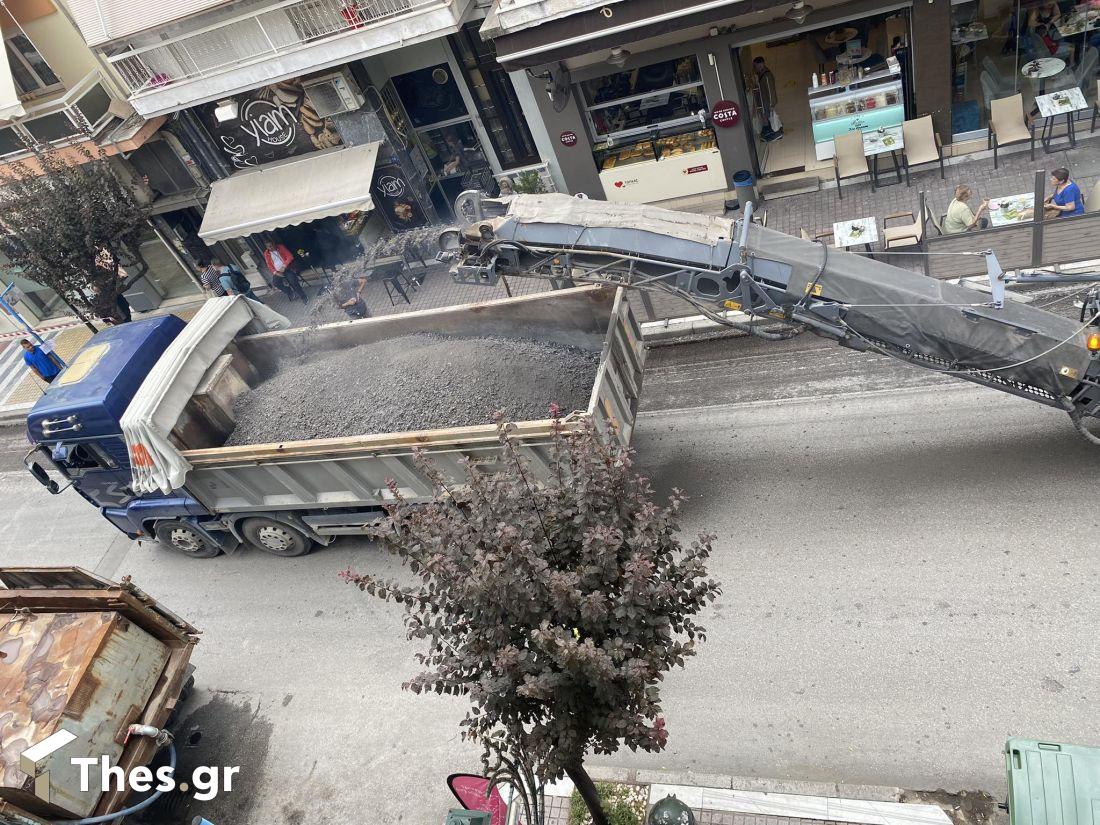 ασφαλτόστρωση Παναγή Τσαλδάρη Νεάπολη