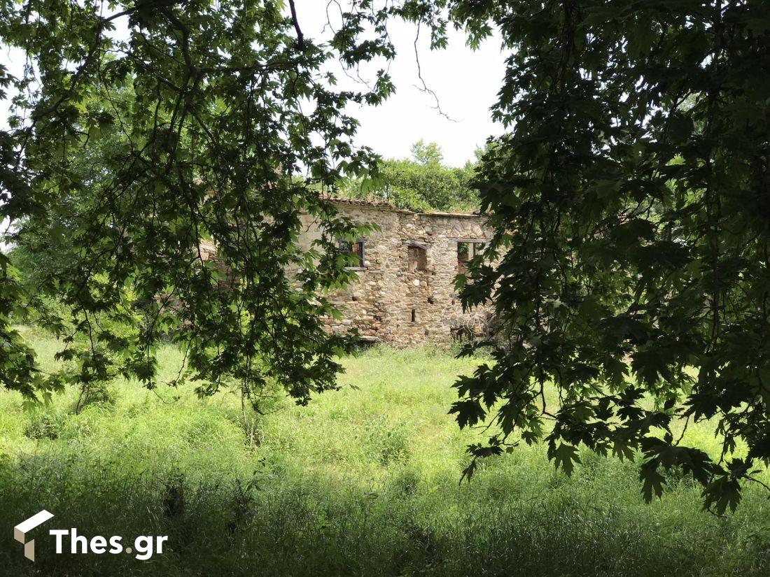 Μύλος Νερόμυλος παλιό μετόχι της Ιεράς Μονής Διονυσίου Μεταγγίτσι Χαλκιδική Χαβρίας