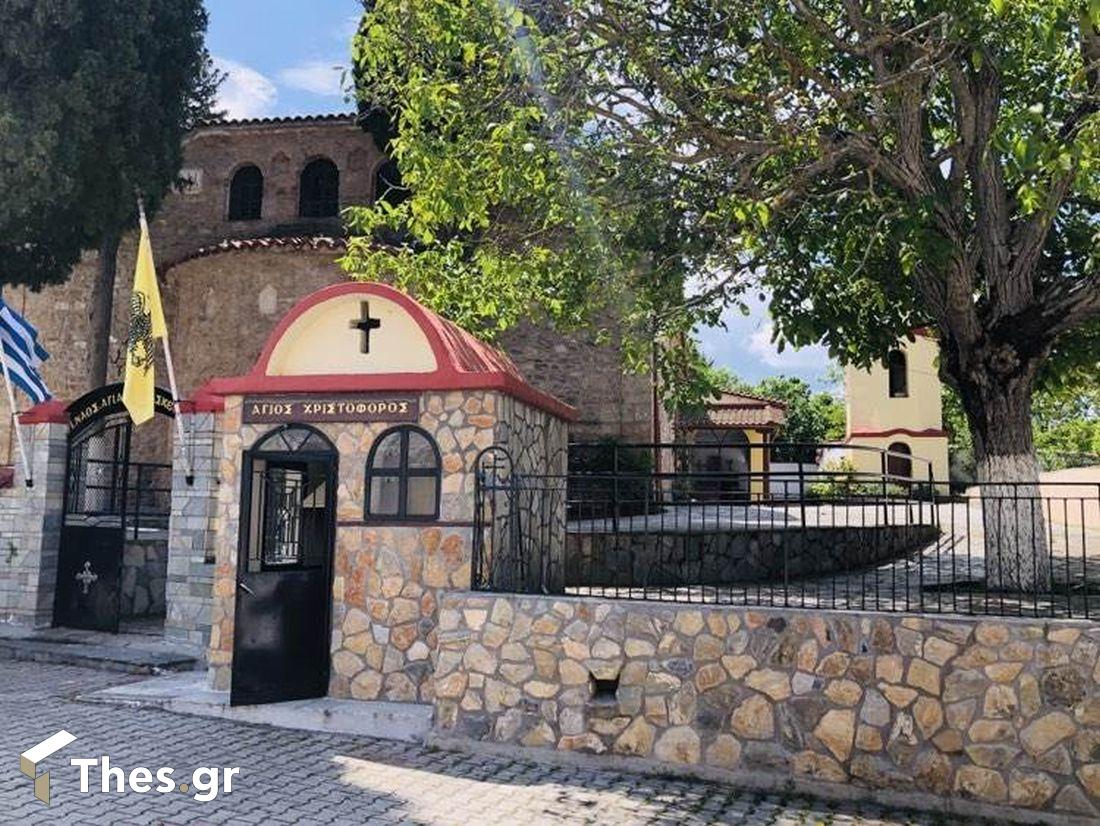 χωριό Αδάμ Θεσσαλονίκη Κεντρική Μακεδονία Λαγκαδάς εκκλησία