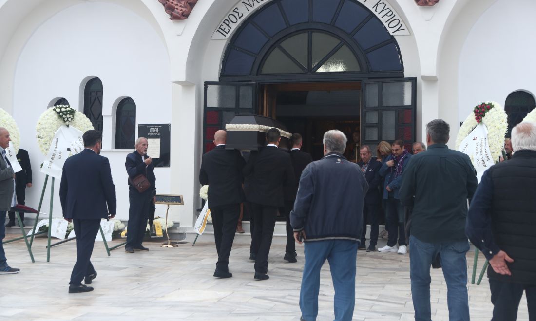 Πάρις Καλημερίδης κηδεία