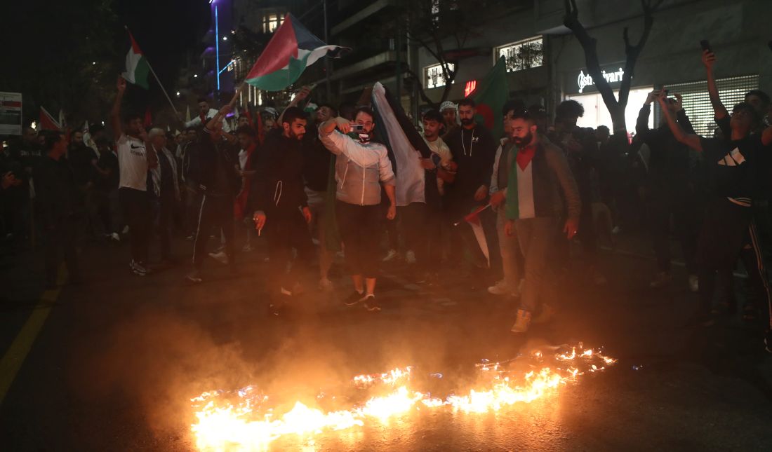 σημαία ΗΠΑ Παλαιστίνη