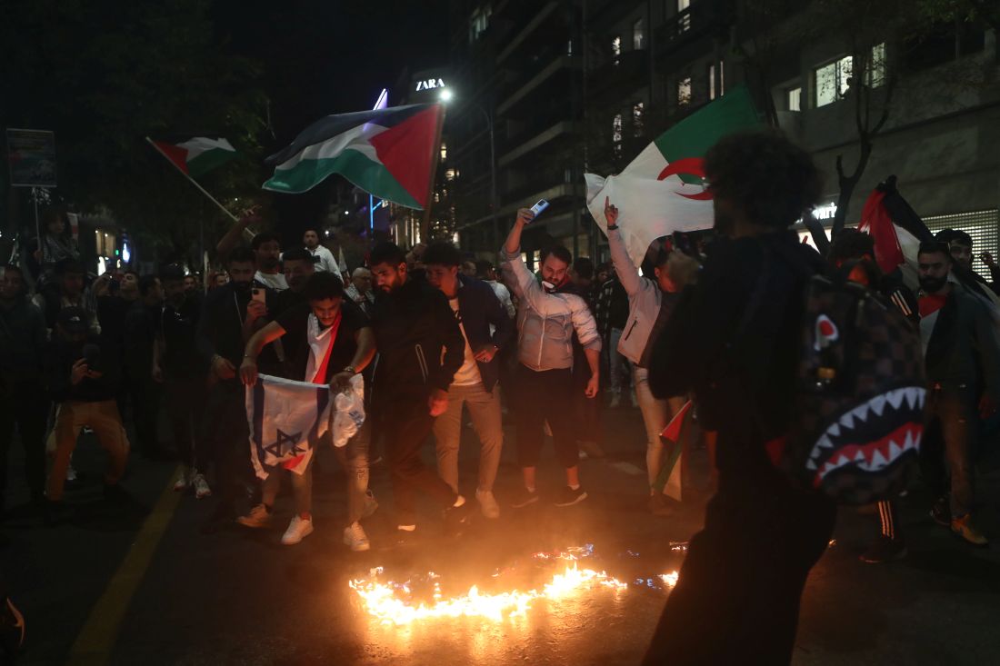 σημαία ΗΠΑ Παλαιστίνη 