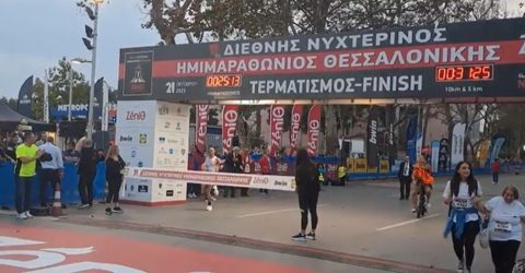 11ος Νυχτερινός Ημιμαραθώνιος Θεσσαλονίκης: Μάριος Αναγνώστου και Ντενίσα Μπάλα οι νικητές στα 10χλμ. (ΒΙΝΤΕΟ)