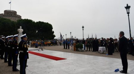 Κωνσταντινίδης: “Αποδώσαμε την οφειλόμενη τιμή στον ένδοξο Ναύαρχο Νικόλαο Βότση και στο πλήρωμα του τορπιλοβόλου 11” (ΦΩΤΟ)