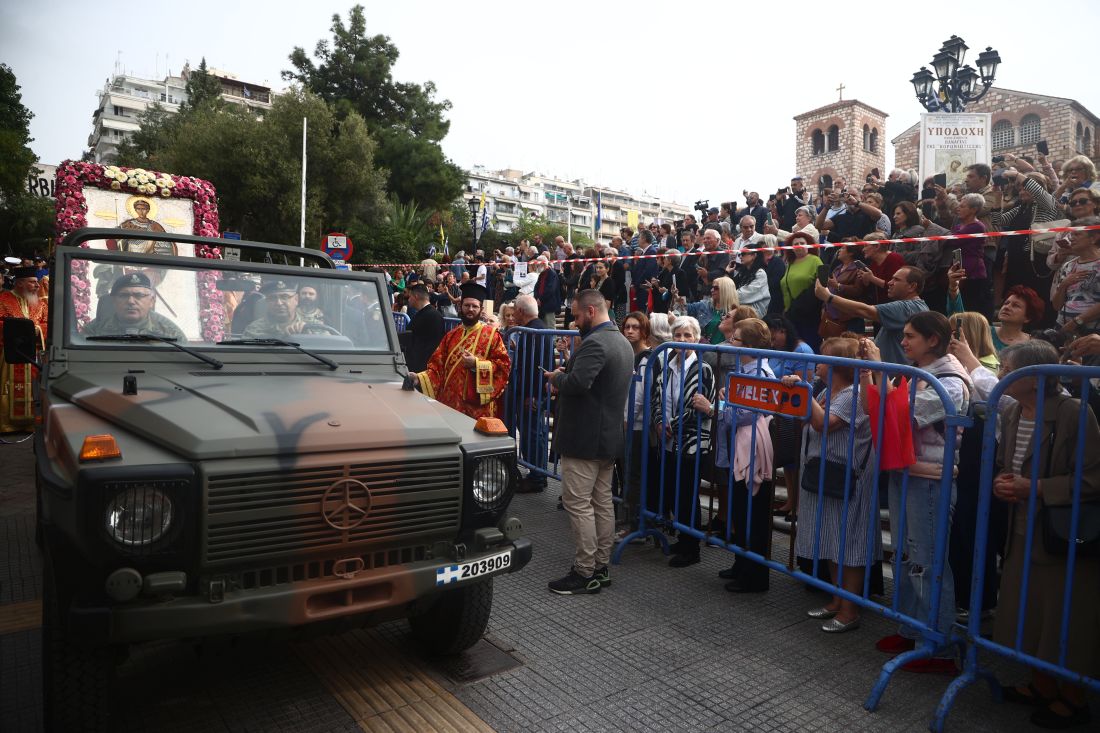 Θεσσαλονίκη λιτανεία Αγιος Δημήτριος