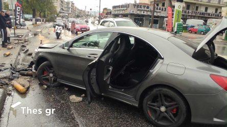 Τρία τροχαία σε μισή ώρα σήμερα (29/11) στη Θεσσαλονίκη – Πανικός στους δρόμους