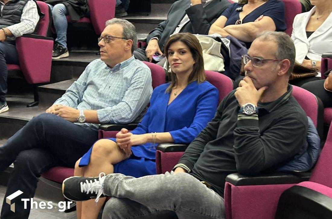 Στέφανος Κασσελάκης πρόεδρος ΣΥΡΙΖΑ επίσκεψη ΕΚΑΒ Θεσσαλονίκη