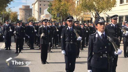 Η Σχολή της Αστυνομίας ψάλλει τον Εθνικό Υμνο στην παρέλαση της Θεσσαλονίκης (ΒΙΝΤΕΟ & ΦΩΤΟ)