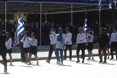 Μαθητική παρέλαση στην Αθήνα 28η Οκτωβρίου