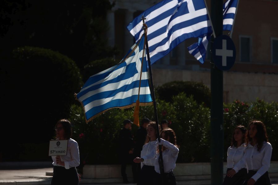 Μαθητική παρέλαση στην Αθήνα 28η Οκτωβρίου