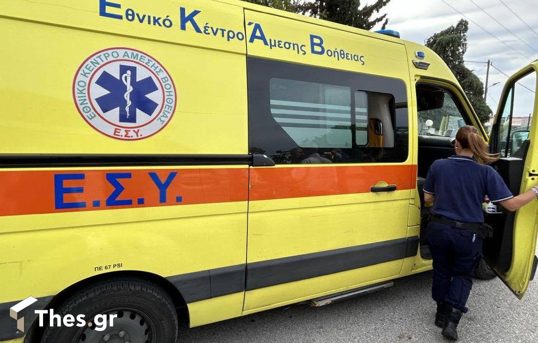 ασθενοφόρο ΕΚΑΒ Θεσσαλονίκη Αλεξανδρούπολη