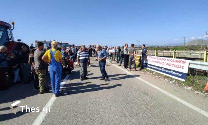 Δαμαρτυρία αγροτών για τις αποζημιώσεις στον Παλαμά Καρδίτσας (ΒΙΝΤΕΟ & ΦΩΤΟ)