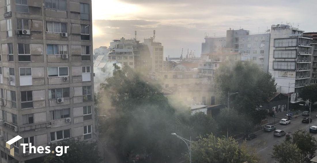 Λαδάδικα φωτιά Θεσσαλονίκη