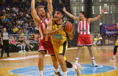 Αρης – Oλυμπιακός 72-81: Ηττα στις λεπτομέρειες για τους “κίτρινους”