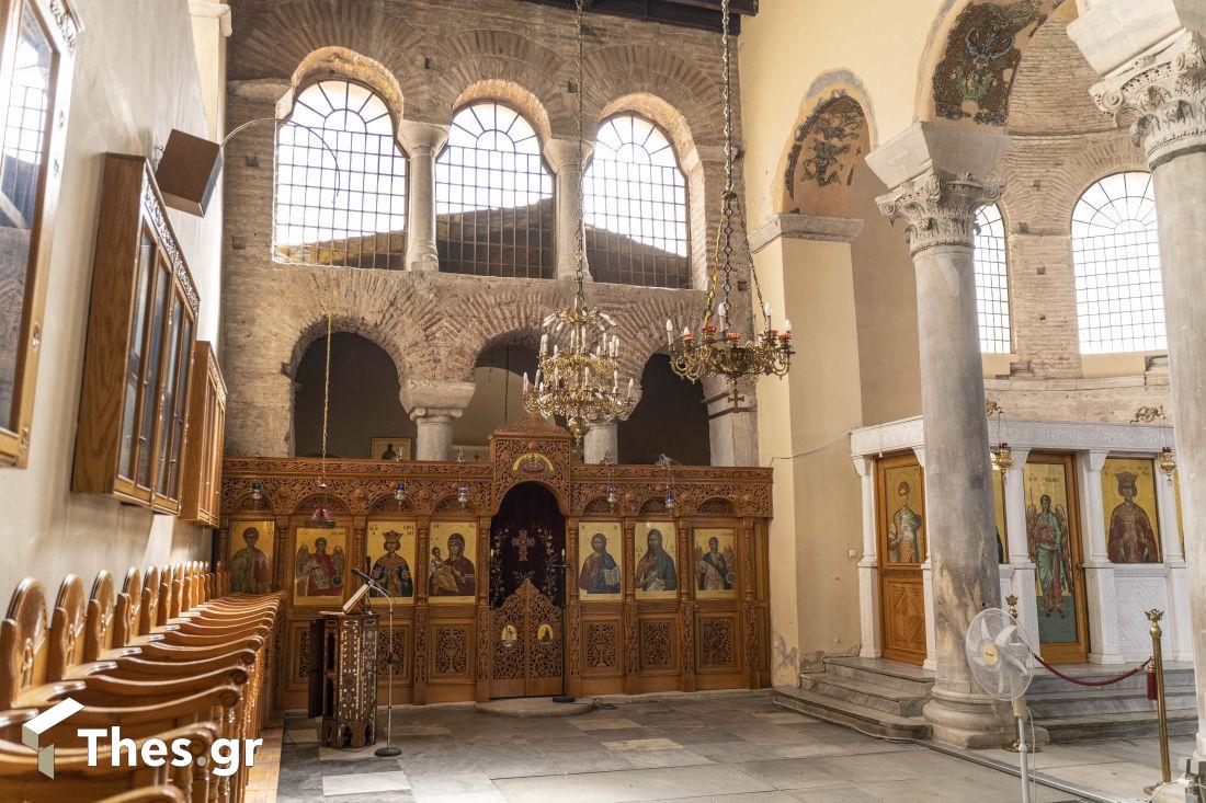 Παναγία Αχειροποίητος εκκλησία Θεσσαλονίκη Βυζαντινό Μνημείο εσωτερικό
