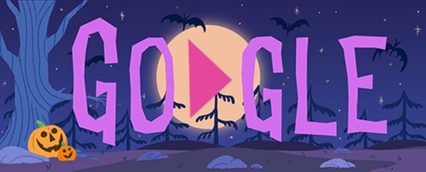 Google Doodle Halloween