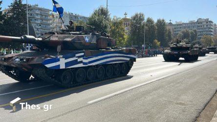 Στρατιωτική παρέλαση στην Θεσσαλονίκη για την Εθνική Επέτειο της 28ης Οκτωβρίου 1940. Σάββατο 28 Οκτωβρίου 2023
