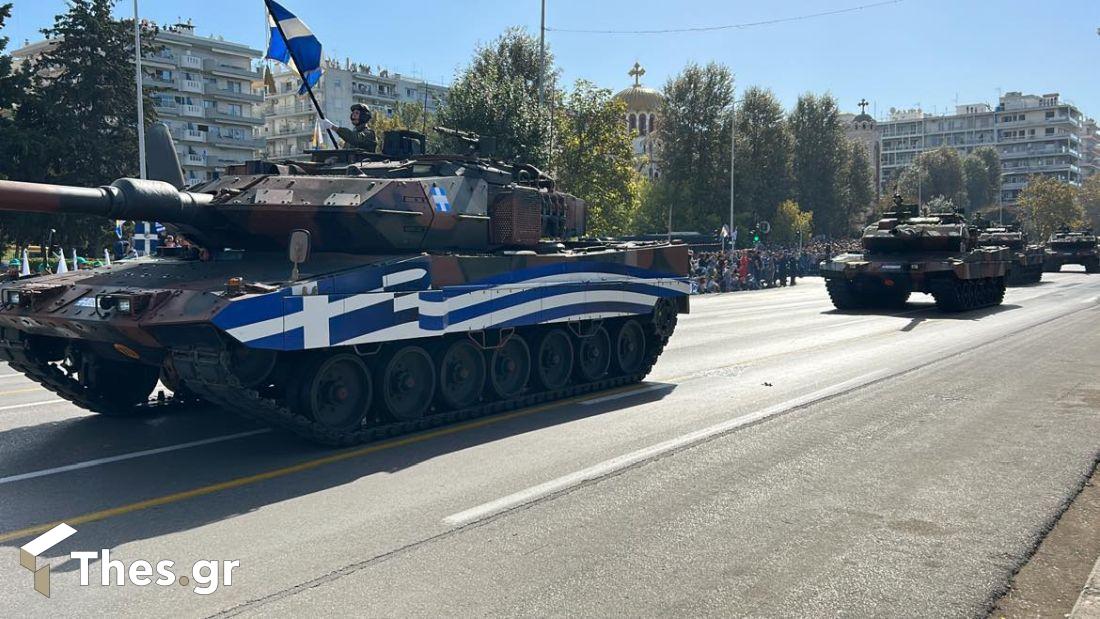 Στρατιωτική παρέλαση στην Θεσσαλονίκη για την Εθνική Επέτειο της 28ης Οκτωβρίου 1940. Σάββατο 28 Οκτωβρίου 2023