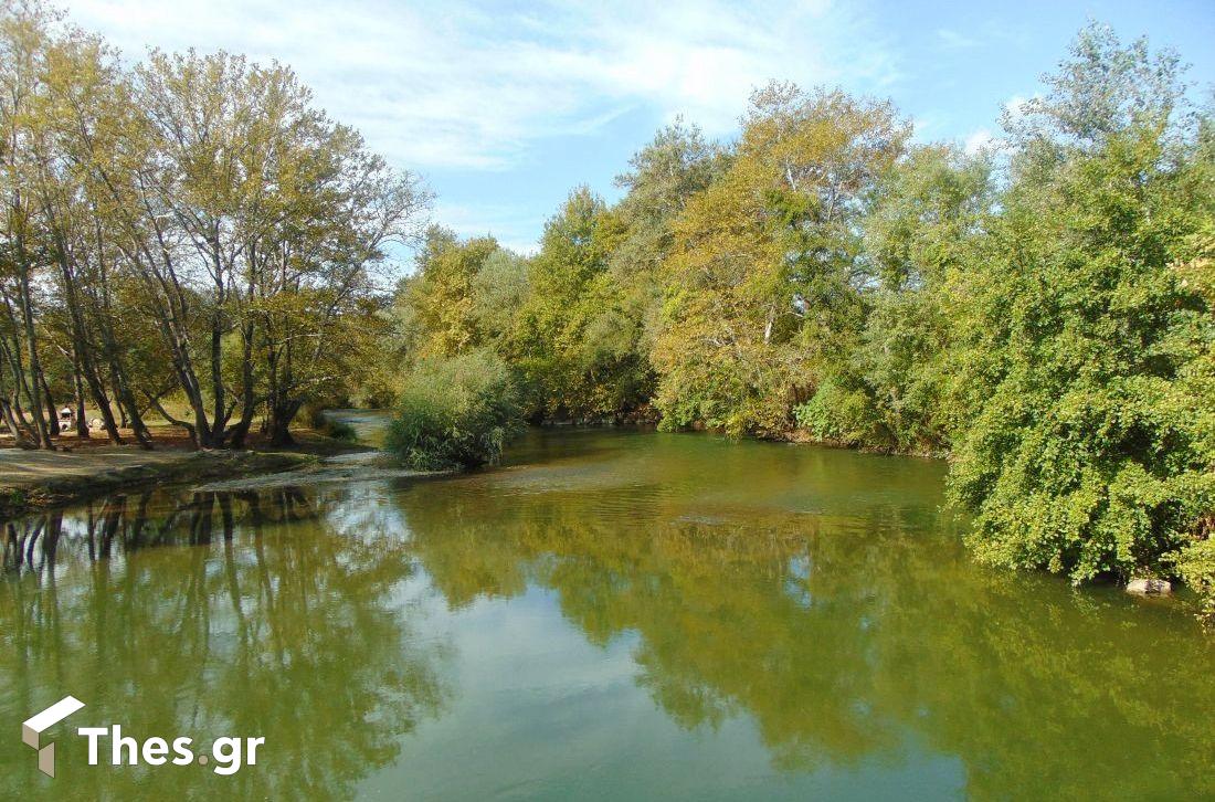 Σταθμός Αγγίστας Σερρών Σέρρες Αρχαία Γέφυρα ποταμός Αγγίτης παραπόταμος Στρυμόνα φύση νερά δέντρα