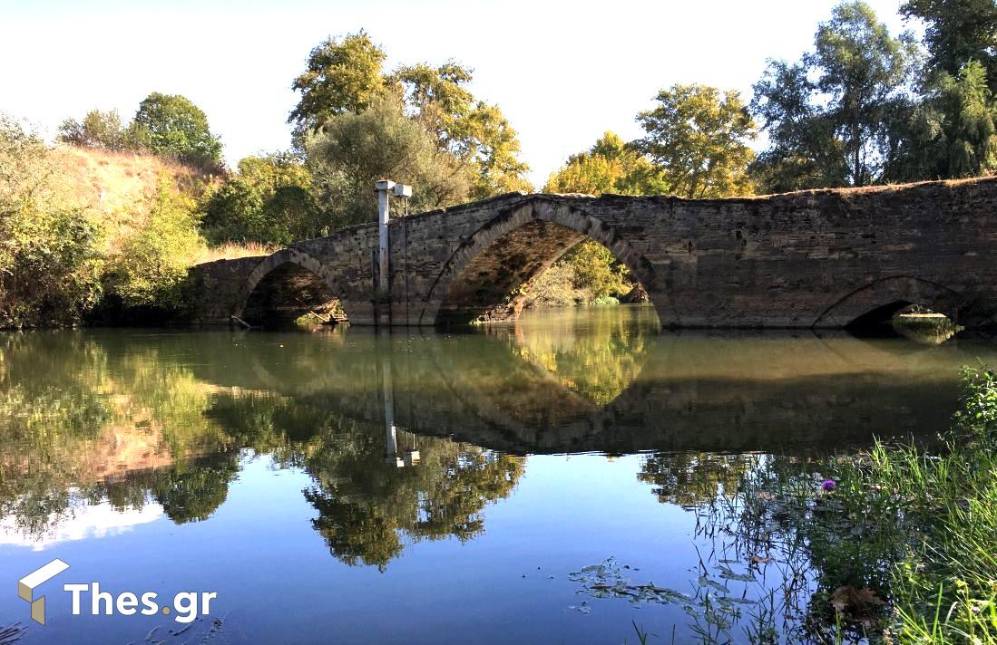 Σταθμός Αγγίστας Σερρών Σέρρες Αρχαία Γέφυρα ποταμός Αγγίτης παραπόταμος Στρυμόνα φύση νερά δέντρα