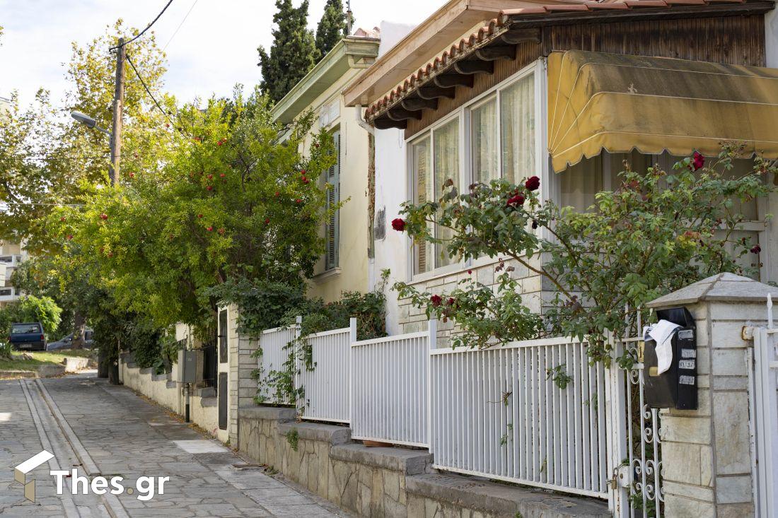 Συνοικία Ουζιέλ Θεσσαλονίκη σπίτια γειτονιά σπίτι κατοικία