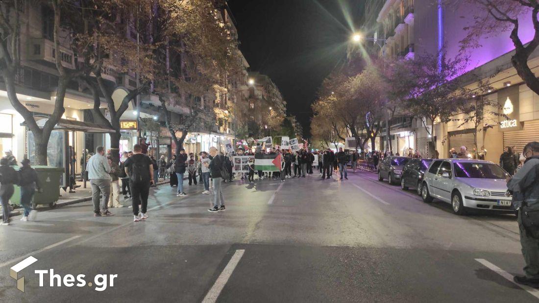 Θεσσαλονίκη πορεία Παλαιστίνη