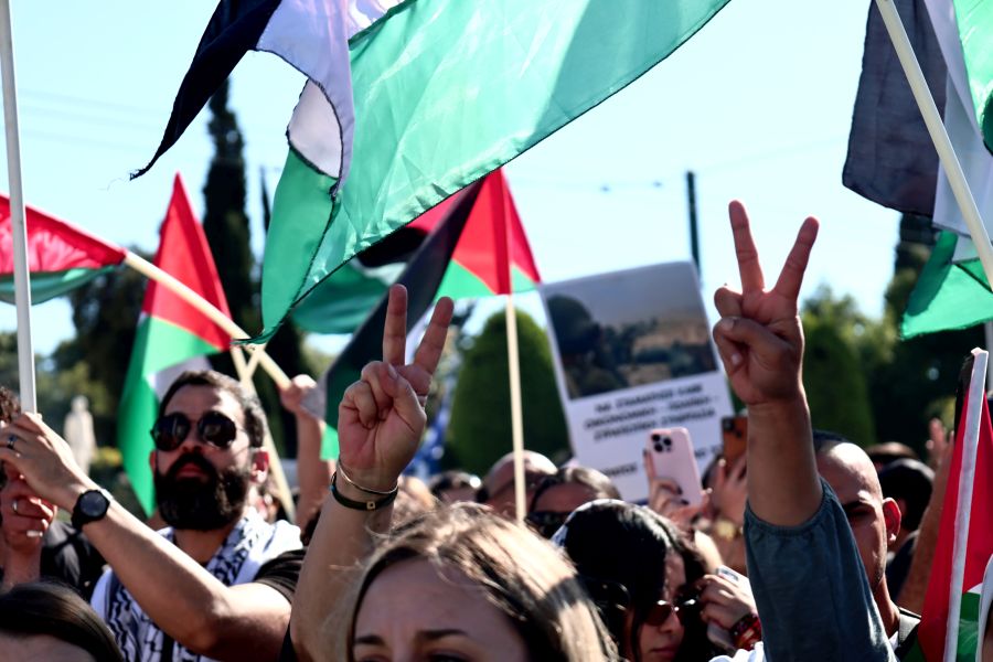 συλλαλητήριο Αθήνα για Παλαιστίνη