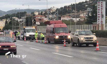 Θεσσαλονίκη: Μόνο δύο λωρίδες κυκλοφορίας στον Περιφερειακό από Δευτέρα