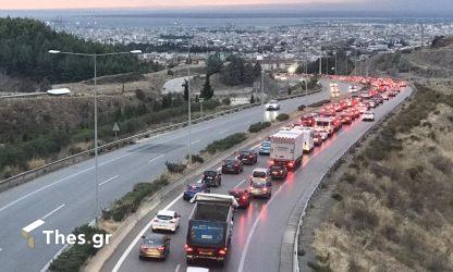Θεσσαλονίκη: Σημειωτόν τα οχήματα στον Περιφερειακό λόγω του Flyover (ΒΙΝΤΕΟ & ΦΩΤΟ)