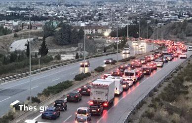Θεσσαλονίκη: Χάος στον Περιφερειακό – Μποτιλιάρισμα χωρίς προηγούμενο (ΒΙΝΤΕΟ & ΧΑΡΤΗΣ)