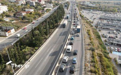 Θεσσαλονίκη: Μεγάλο κυκλοφοριακό πρόβλημα στον Περιφερειακό (ΧΑΡΤΗΣ)