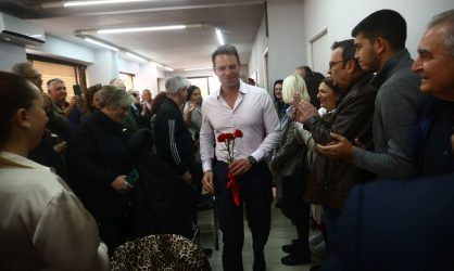 Θεσσαλονίκη: Στα γραφεία του ΣΥΡΙΖΑ ο Στέφανος Κασσελάκης (ΦΩΤΟ)