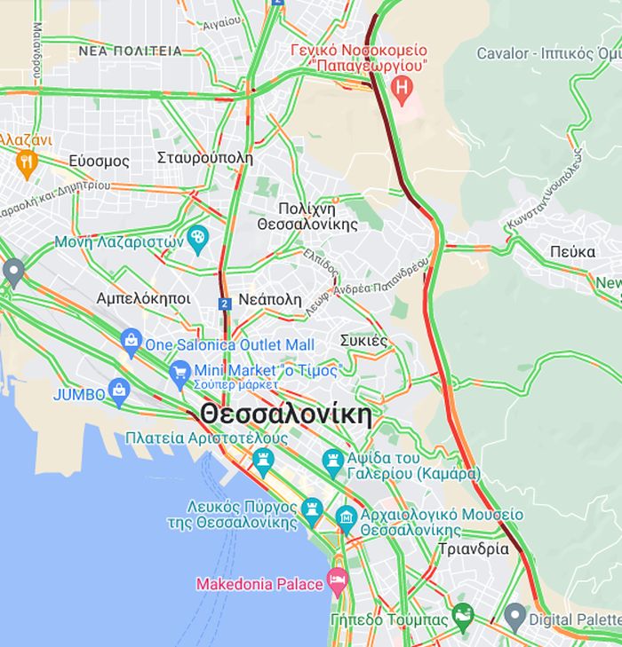 κίνηση Θεσσαλονίκη 