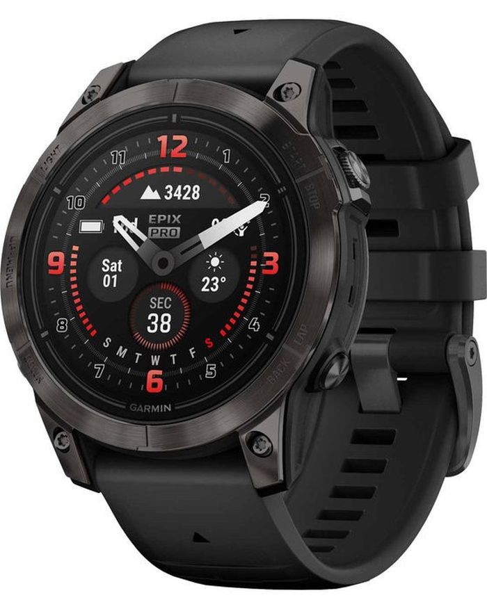 Black Friday ρολόγια της Garmin από το MEIMARIS GPS – Communication’s eShop Garmin epix Pro Sapphire Edition 47 mm Titanium with Black