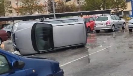 Ανεμοστρόβιλος και ισχυρή χαλαζόπτωση έπληξαν την Ξάνθη – Αναποδογύρισαν αυτοκίνητα (ΒΙΝΤΕΟ)