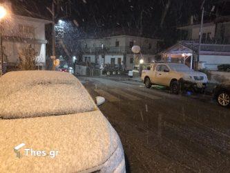 Στα λευκά “ντύθηκαν” τα ορεινά της Θεσσαλονίκης (ΒΙΝΤΕΟ)