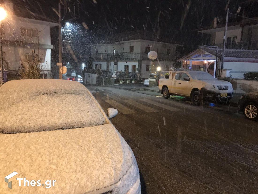 χιόνια χιόνια Φίλυρο Θεσσαλονίκη