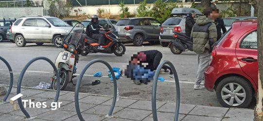 Θεσσαλονίκη: Σύγκρουση ΙΧ με μηχανή – Τραυματίας ένας ηλικιωμένος (ΦΩΤΟ)