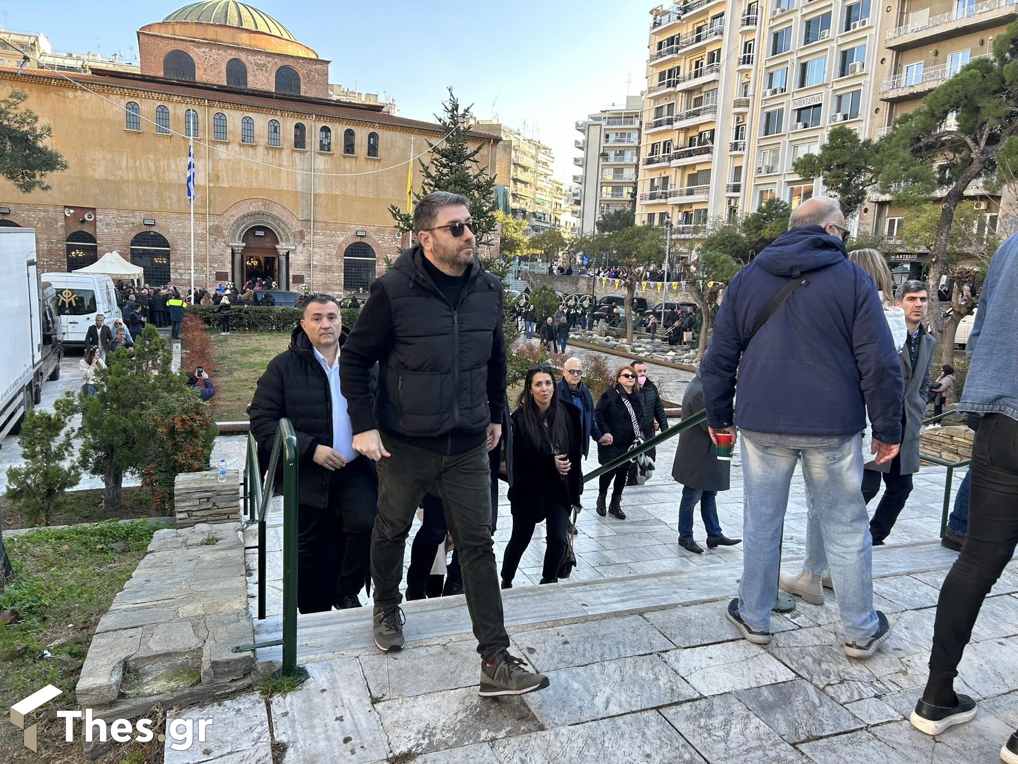 Νίκος Ανδρουλάκης κηδεία Θεσσαλονίκη Βασίλης Καρράς