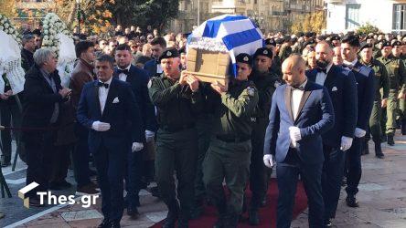 Θεσσαλονίκη: Στον Αγιο Δημήτριο το φέρετρο του Γιώργου Λυγγερίδη (ΒΙΝΤΕΟ & ΦΩΤΟ)
