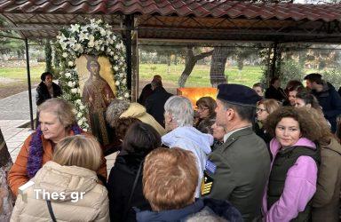 Θεσσαλονίκη: Σε κλίμα κατάνυξης η λιτάνευση της εικόνας και ο Εσπερινός για την γιορτή της Αγίας Βαρβάρας (ΦΩΤΟ)