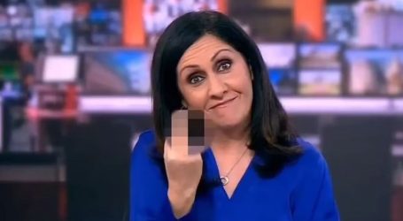 Απολογήθηκε η παρουσιάστρια του BBC που ύψωσε το μεσαίο της δάχτυλο στον “αέρα”