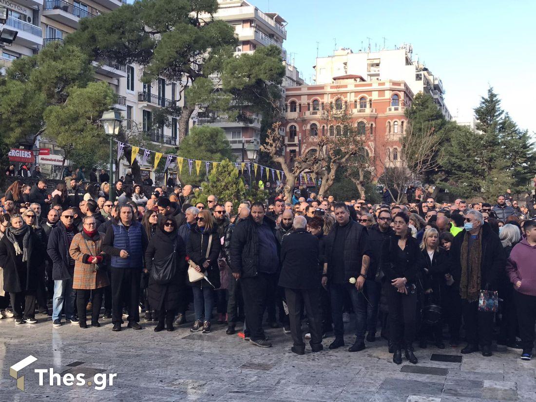 Βασίλης Καρράς λαϊκό προσκύνημα Θεσσαλονίκη