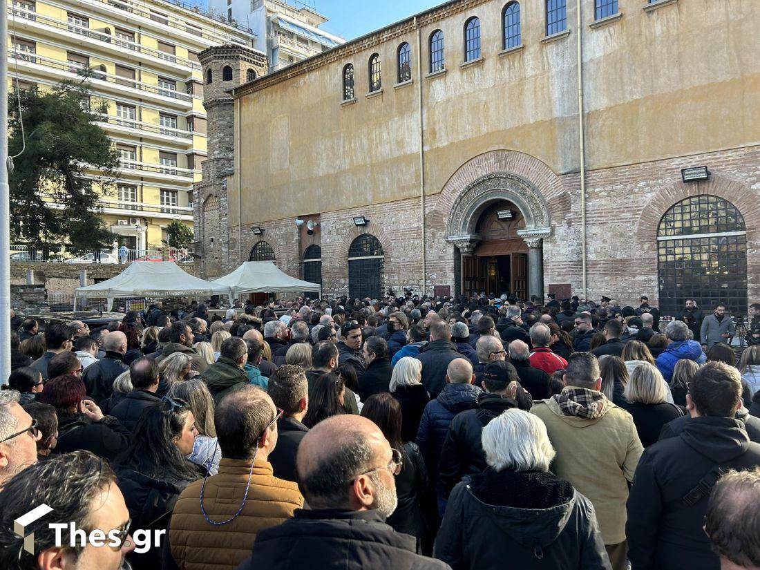 Βασίλης Καρράς λαϊκό προσκύνημα Θεσσαλονίκη