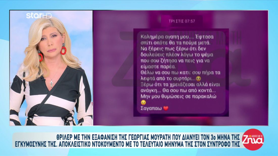 Θεσσαλονίκη εξαφάνιση μήνυμα