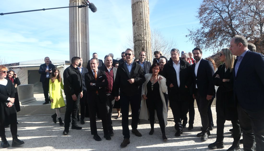 Αιγές Κυριάκος Μητσοτάκης εγκαίνια 