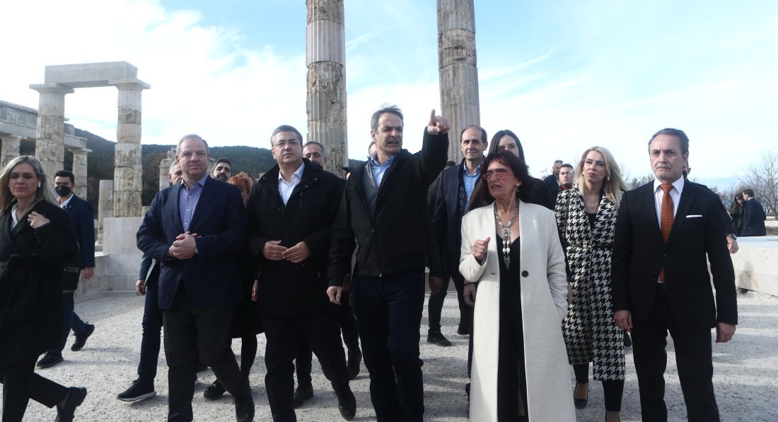 Αιγές Κυριάκος Μητσοτάκης εγκαίνια
