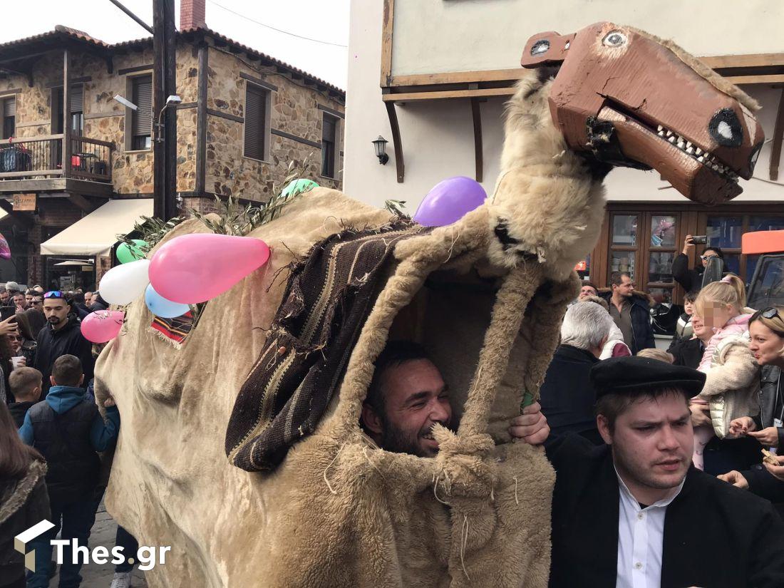 Το έθιμο της Καμήλας Γαλάτιστα Χαλκιδική Φώτα Θεοφάνεια Θεοφάνια