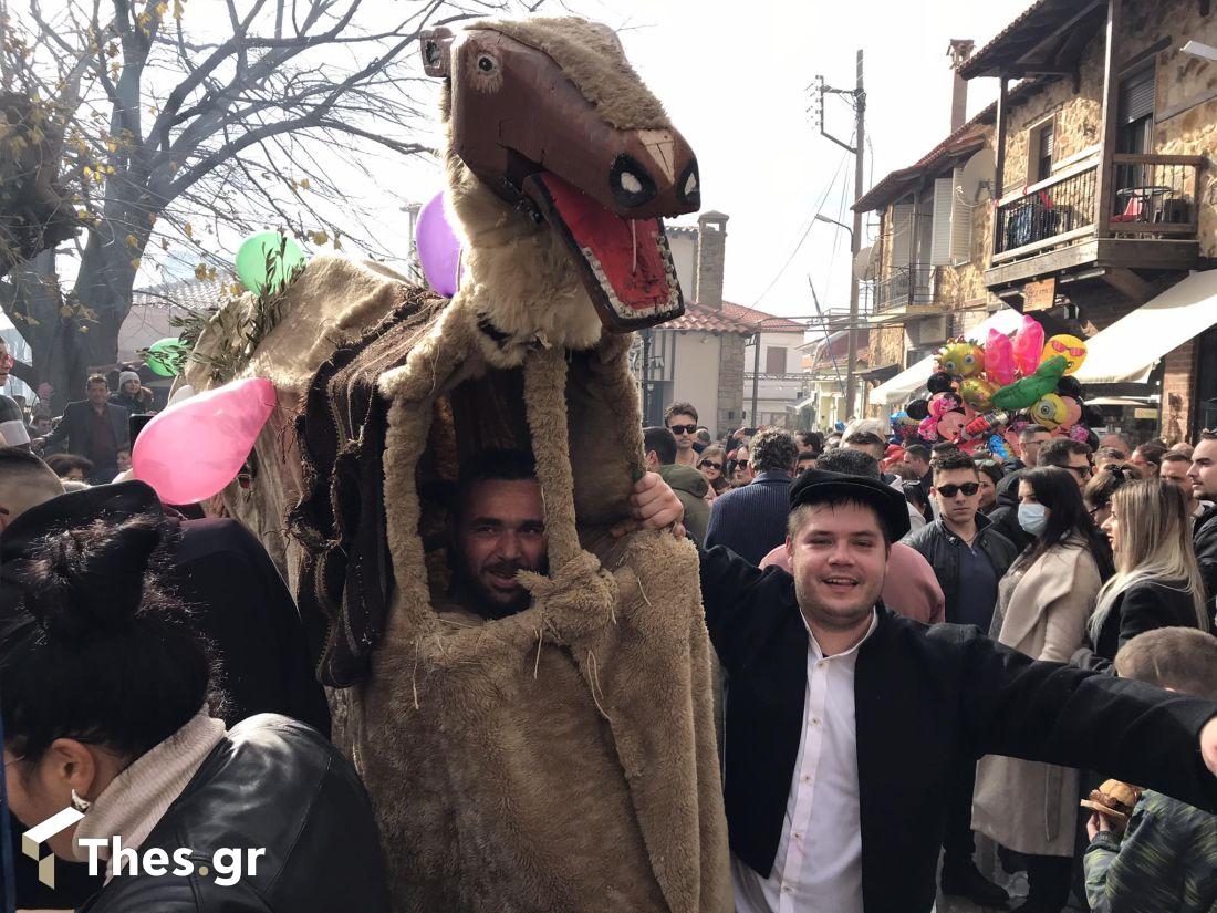 Το έθιμο της Καμήλας Γαλάτιστα Χαλκιδική Φώτα Θεοφάνεια Θεοφάνια