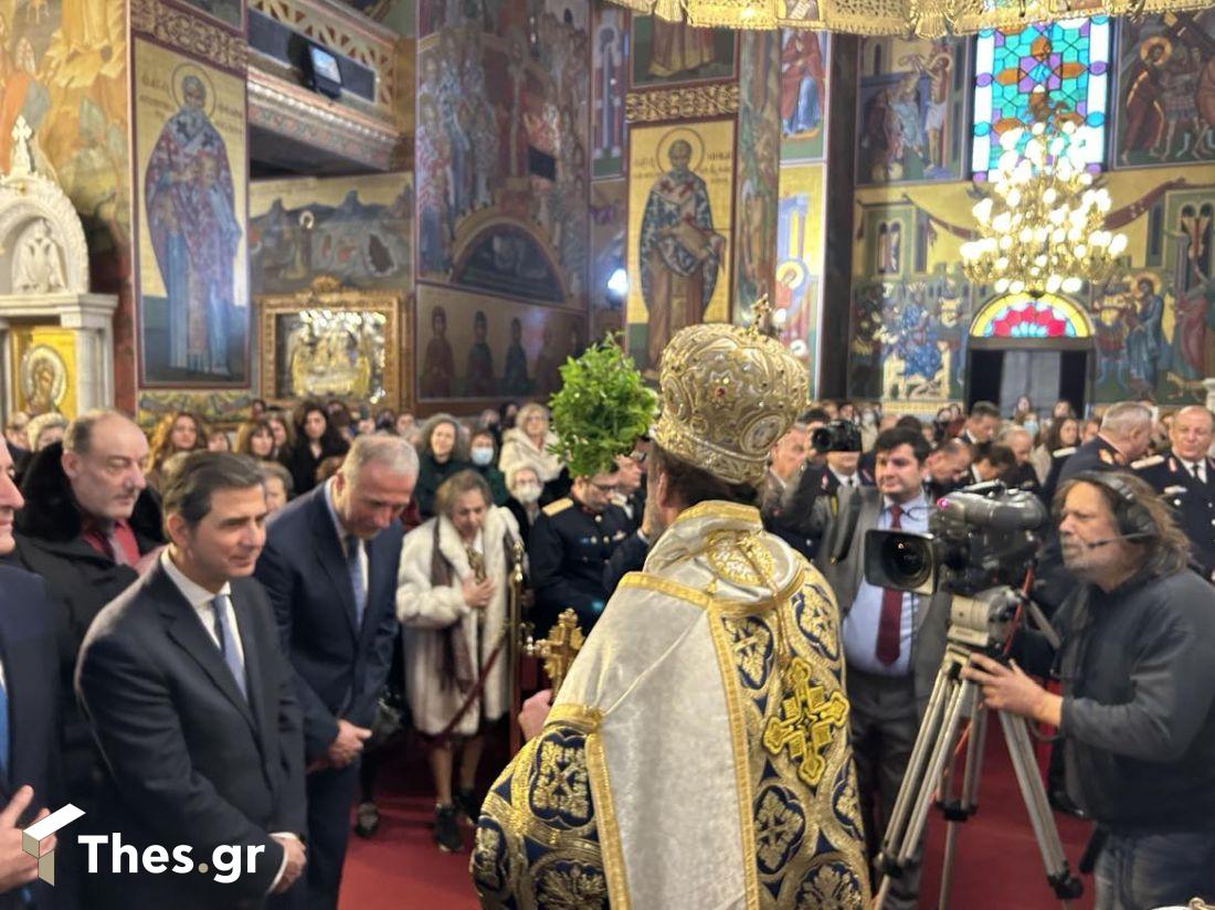 Μητροπολιτικός Ναός Θεσσαλονίκης Αγίου Γρηγορίου Λειτουργία Θεοφανείων Θεοφάνια Θεοφάνεια